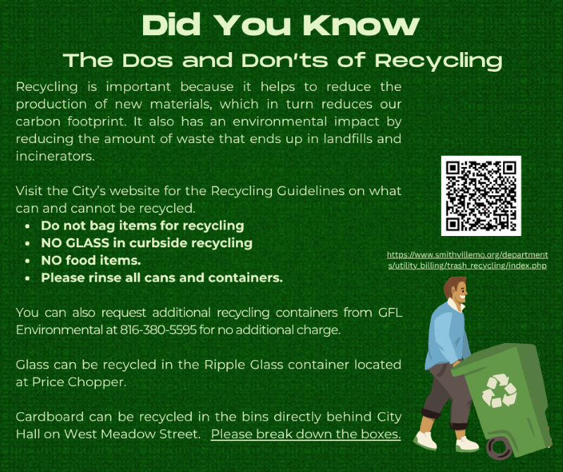 Dos and Don't of Recycling